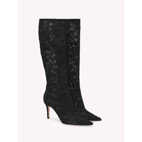 Gianvito Rossi Claudia 85 Lace Boot in Black 38 - Picture 2 of 4